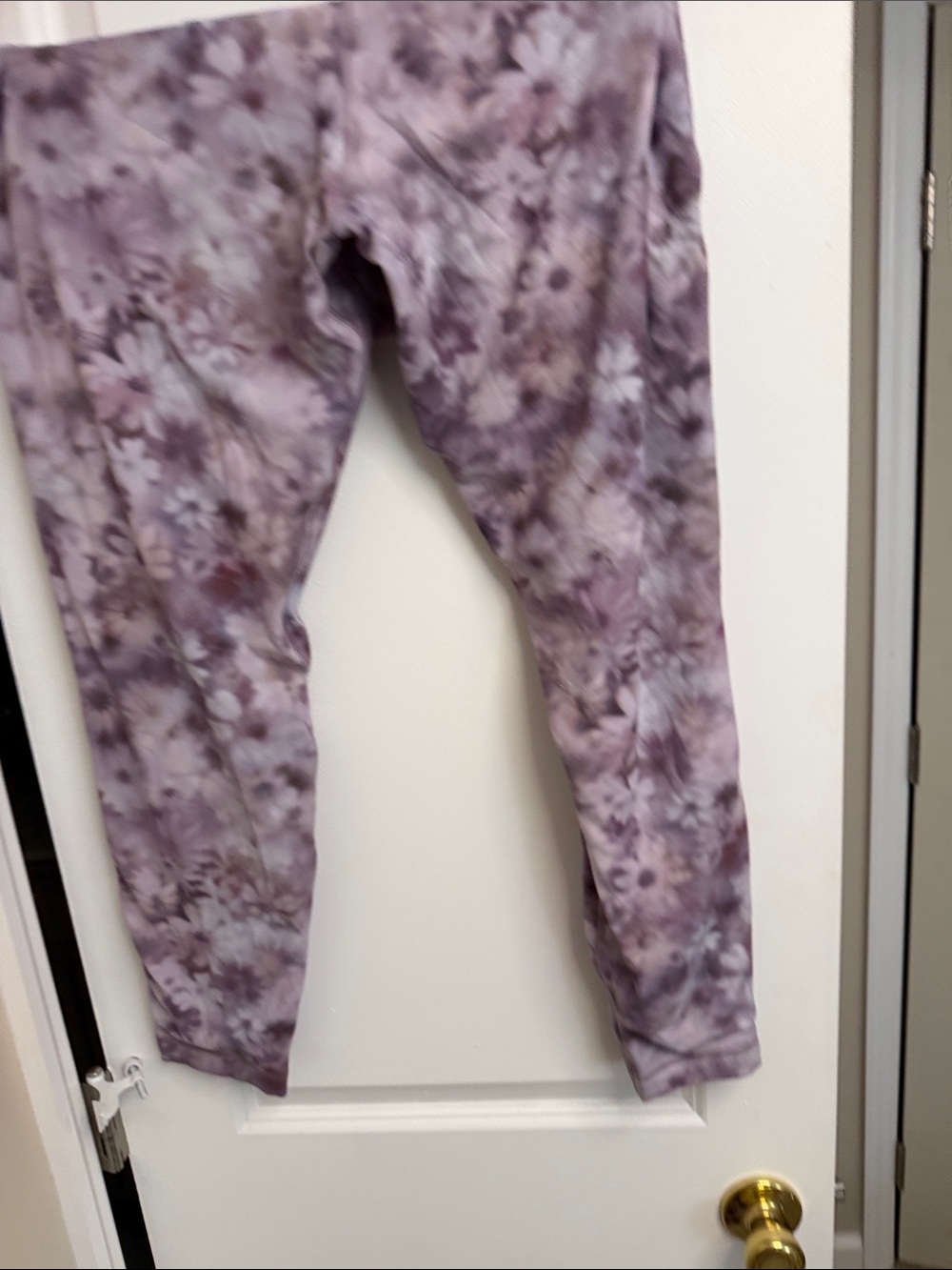lululemon athletica Kids Lavender Floral Print Leggings